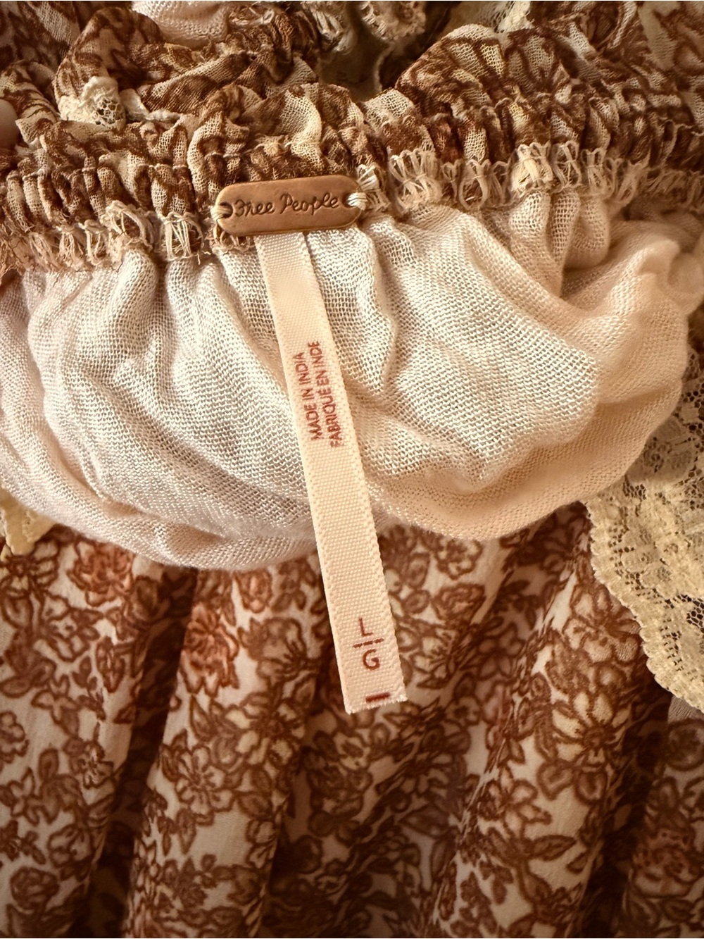 Free People “Pennie” Printed Babydoll Dress - Picture 3 of 8